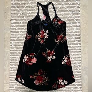 Apt 9 Black Floral Night Gown